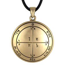 Bronze 4th Pentacle of Mars Key Solomon Victory Success Necklace Talisman Amulet picture
