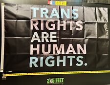 Transgender Flag FREE USA SHIP 5 LGBTQ Gay Pride Equality Sign Banner USA 3x5' picture