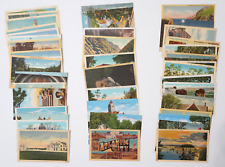 Vintage POSTCARD Lot 50 Unposted Standard Size USA 1907-1950 Old View Cards picture