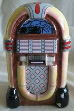 Vintage 1950's style Jukebox Coin Bank ceramic NOS new old stock Style 496 picture
