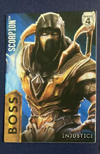 Injustice Gods Among Us Arcade Game Boss Card SCORPION BOSS CARD# 116 Rare Crd picture