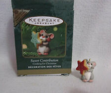 Hallmark MINI Ornament Sweet Contribution 2001 Cookie for Christmas REPAINT picture