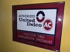 United AC Delco Mechanic Service Station Garage Bar Man Cave Advertising Sign picture