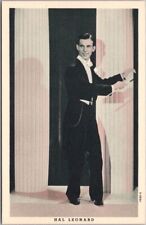 Vintage 1930s HAL LEONARD Big Band Music Postcard 