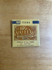 Big Valley 83 Country Music Festival 3 Day Pass Vintage Metal Pinback Pin Button picture