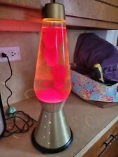 original vintage lava lamp 1970s Starlight red and gold lamp with base mint cond picture