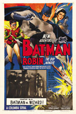 Batman & Robin 1949 movie poster reproduction 24x36 inches picture