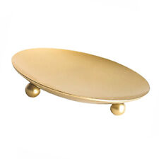 1PC Practical Golden Candle Table Tray Base Iron Tray Wedding Decoration Tray picture