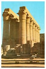 Luxor General View Temple Karnak Columns Historic Landmark Unp Chrome Postcard picture