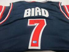 Larry bird of Team USA signed autographed basketball jersey TAA COA 513 picture