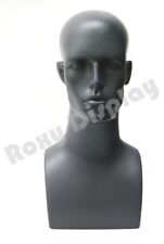 2PCS Plastic Male Mannequin Head Bust Wig Hat Jewelry Display #ERAG-PS X2 picture