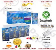 FILTRI Rizla Ultra Slim 5.7mm Extra Pop Tips Box 20 Sticks DA 120 filtrini picture