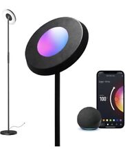 SUNTHIN Smart Floor Lamp, RGB Torchiere Lamp Compatible with Black  picture