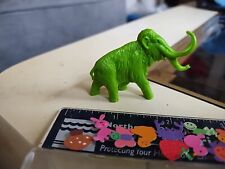 Wooly Mammoth Mastodon Green Plastic Vintage Figure Toy picture