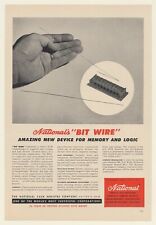1960 NCR National Bit Wire Magnetic Data Memory Ad picture