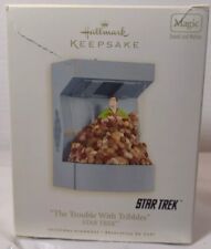 STAR TREK THE TROUBLE WITH TRIBBLES HALLMARK KEEPSAKE ORNAMENT IN BOX WORKS 2008 picture