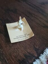 Hagen-Renaker Miniature Ceramic Rabbit Figurine White Bunny Papa picture