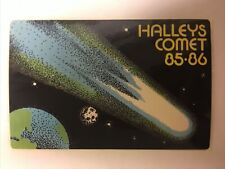 Halley’s Comet 85-86 Glow In The Dark Sticker Vintage Postcard picture