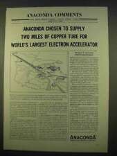 1963 Anaconda Copper Ad - Electron Accelerator picture
