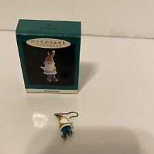 keepsake ornaments hallmark Learning to Skate Gnome picture