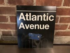 NYC SUBWAY BARCLAYS SPORT CENTER BROOKLYN 12 X 13 1/2 ATLANTIC AVE. PILLAR SIGN picture
