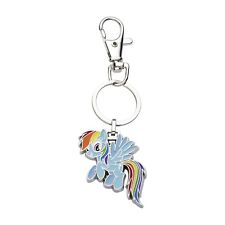 Hasbro Jewelry Girls My Little Pony Base Metal Rainbow Dash with Stainless St... picture