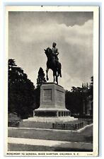 Monument to Confederate General Wade Hampton Columbia S.C. South Carolina E8 picture