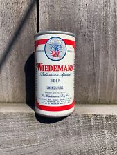 Vintage Wiedemann Bohemian Special Beer Can Top Open Steel Bald Eagle Red White picture