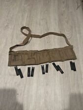 BRITISH CANADIAN COMMON WEALTH AMMO BANDOLEERS DATED 1974 With Stripper Clips picture