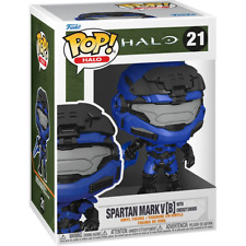FUNKO • HALO Infinite MARK V BLUE with Energy Blue Sword • w/Protec • Ships Free picture