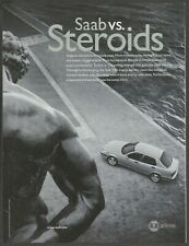 SAAB vs .STEROIDS - 1999 Automotive Print Ad picture