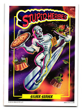Silver Server Surfer 20b 2014 Wax Eye Stupid Heroes (Super Heroes Parody Cards) picture