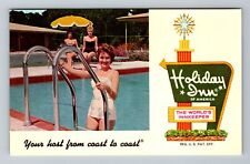 Rolla MO-Missouri, Holiday Inn Antique Vintage Souvenir Postcard picture