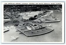 c1920's Pan American Airport Gateway Central South America Miami FL Postcard picture