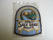 Vintage Walthers Rio Grande Western Railway Great Salt Lake Route Patch BIS picture
