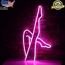 Sexy Leg Neon Light USB Powered Women Legs LED Pink Neon Sign for Pink Signs picture