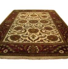 10 x 14 Beige Jaipur Wool Handmade Large Original Shah Abassi Area Rug PIX-5872 picture