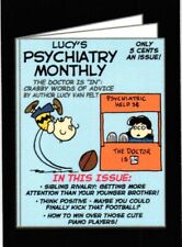 Lucy's Psychiatry Monthly 2017 Topps Pop Culture Wacky Pack Sticker Card 4 of 9 picture