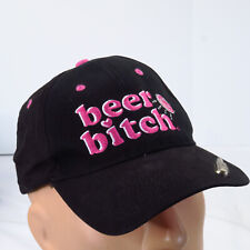 Beer Bitch Black Pink I Got Yours Heart Hat with Bottle Cap Opener Beach Club picture