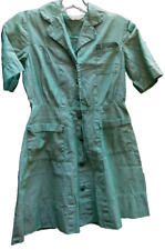 Vintage 40s Girl Scouts Green Dress 1940s NEW YORK ROCKABILLY GS GIRL SCOUTS 40s picture