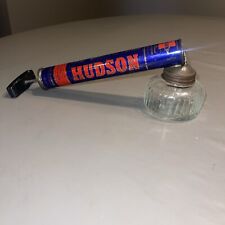 1960s Vintage Hudson Hand Sprayer Pesticide Duster with Clear Glass Canister picture