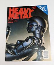 Vintage Heavy Metal July 1981 Stephen King Illustrated Adult Fantasy Magazine picture