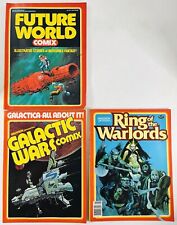 3 WARREN PRESENTS MAGAZINES RING OF WARLORDS / GALACTIC WARS / FUTURE WORLD 1978 picture
