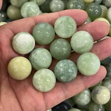 10pc TOP Natural xiuyan jade quartz ball carved crystal 20mm sphere healing picture