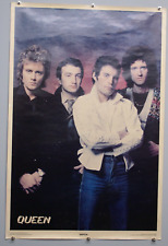 Queen Freddie Mercury Poster Original Vintage Official Queen Production 1980 picture