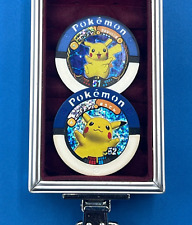 Lot 2 Pikachu 1 2  SET ALL HOLO  Pokemon vintage coin Battrio  Japanese picture