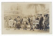 Early 1900's RPPC Endurance Tramp From Los Angeles to NY Tuberclecide Unposted picture