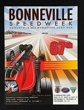 2015 Bonneville Speed Week SCTA LSR Land Speed Record Race Poster Salt Flats picture