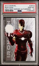 2012 Marvel Greatest Heroes Ultimate #UH13 Iron Man PSA 10 🌟 POP 1 🔥RARE🔥🍀 picture