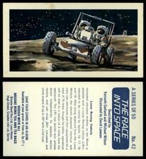 Lunar Roving Vehicle #42 The Race Into Space 1971 Brooke Bond Tea Card picture